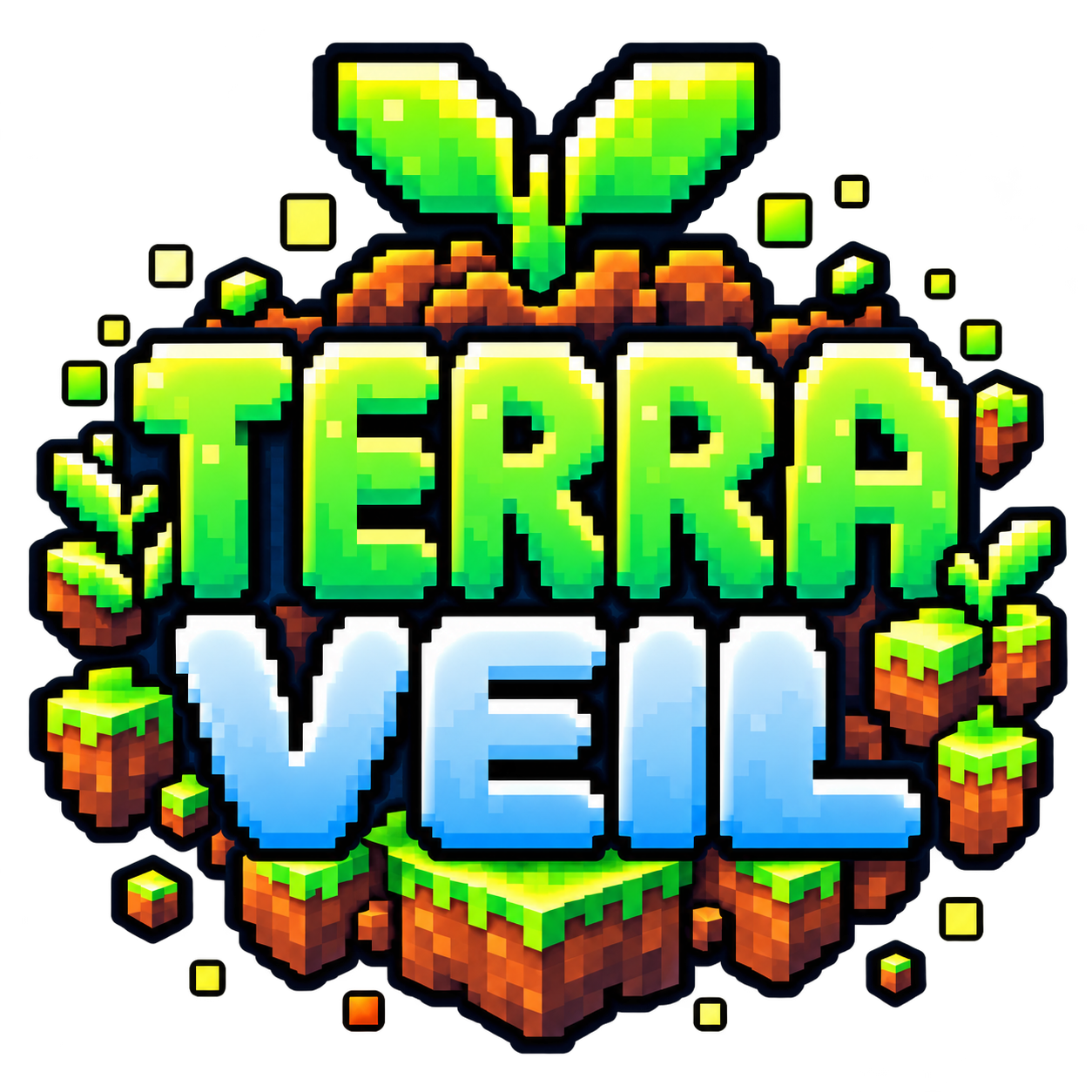 Official Terraveil pixel-art logo